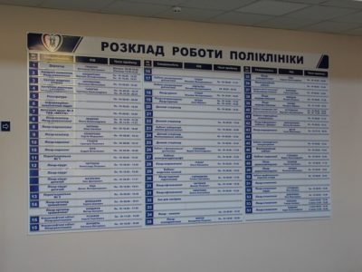 Розклад прийому